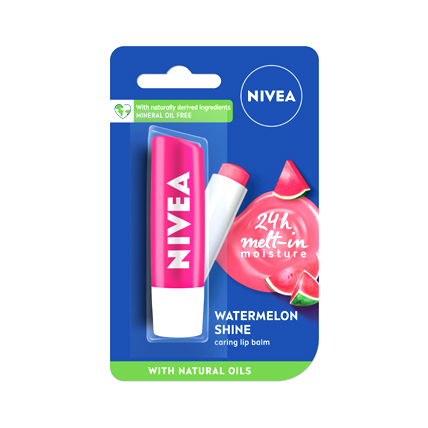 Nivea Lip Balm Watermelon Shine Caring 